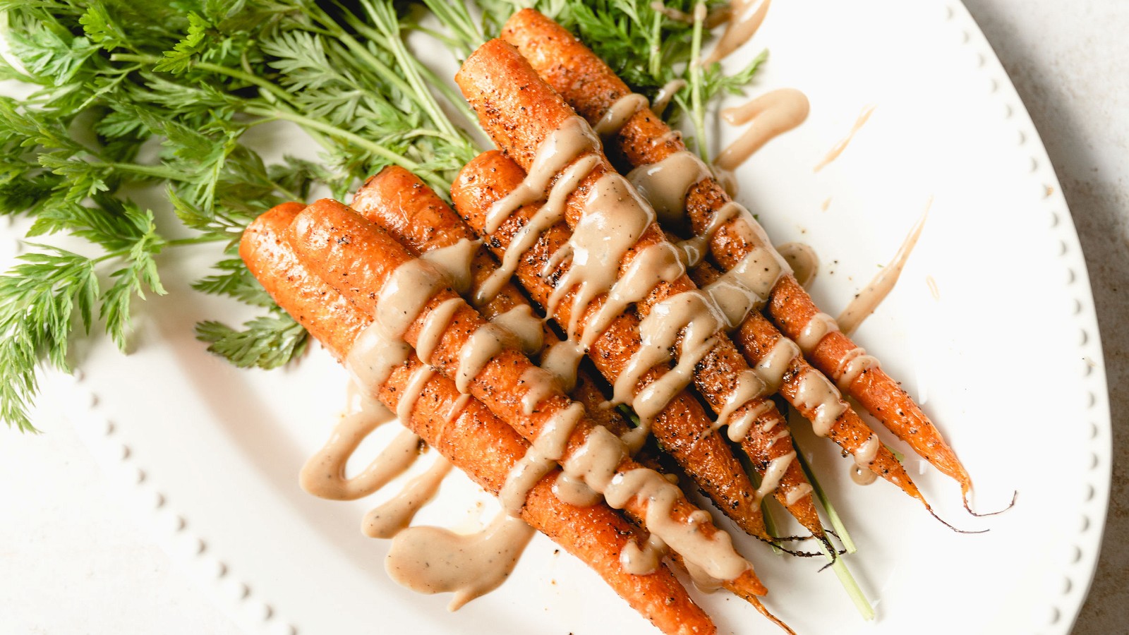 Image of Roasted Carrots with Dijon Balsamic Dressing