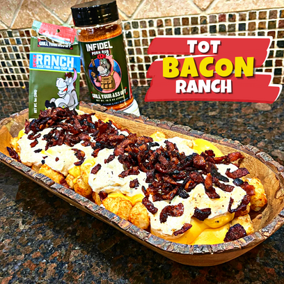 Cheesy Bacon Ranch Tater Tots - TGIF - This Grandma is Fun