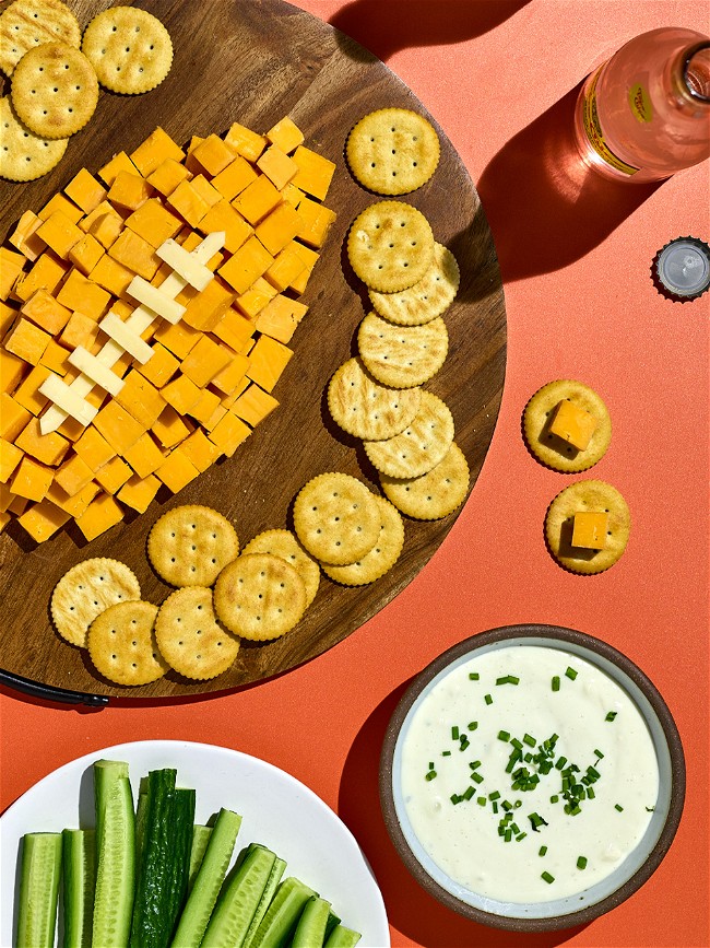 Image of Football Cheese Board
