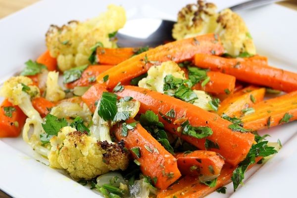 Image of Garlic Roasted Vegetables Recipe