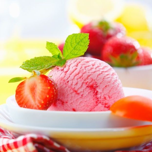 Image of No-Churn Strawberry Ice Cream