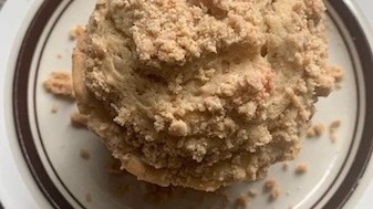 Image of Maple Rhubarb Streusel Muffins