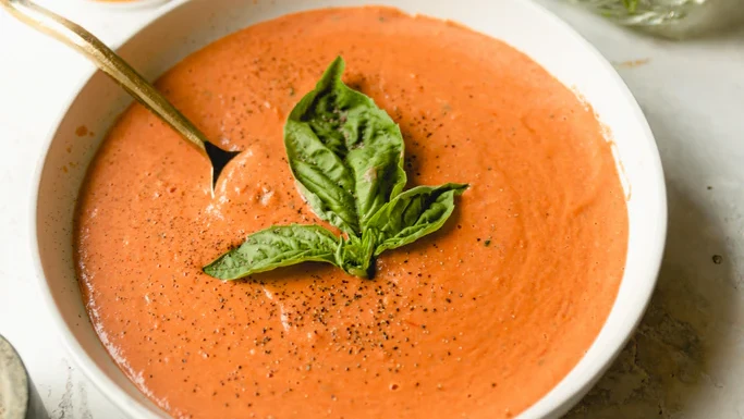 Image of The Most Creamy Vegan Tomato Soup