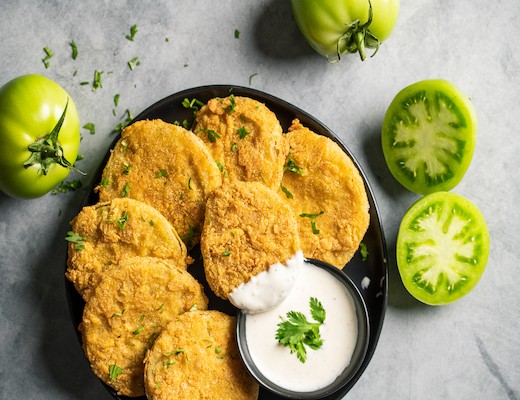 Image of Fried Green Tomatoes with Ranch Dip