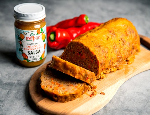 Image of Orange Habanero Salsa Glazed Meatloaf