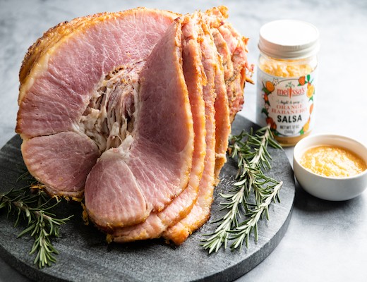 Image of Orange Habanero Salsa-Honey Marinated Smoked Ham