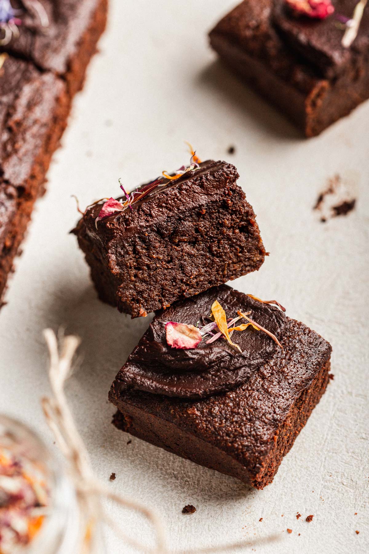 Brownie de zapallo saludable 