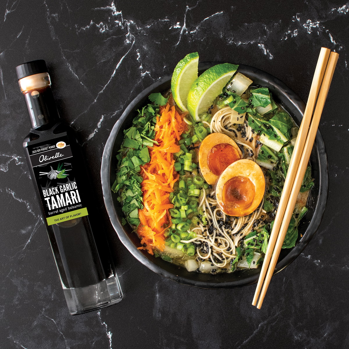Umami Ramen With Tamari Marinated Eggs