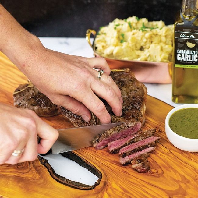 Image of Fresh Herb & Garlic Chimichurri Steak