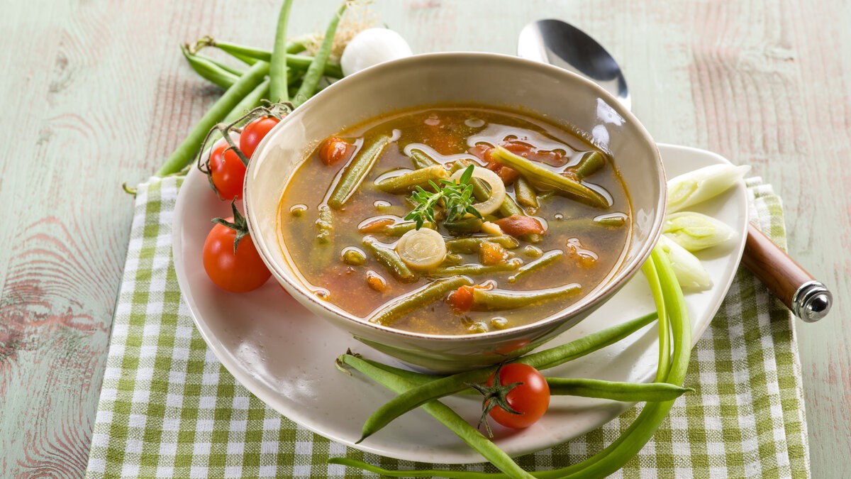Image of Zöldbab Leves - Hungarian Green Bean Soup