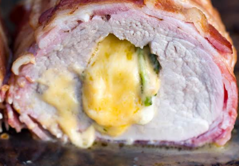 Traeger Grilled & Stuffed Pork Tenderloin