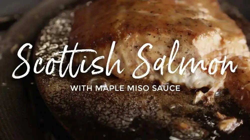 Image of Scottish Salmon with Maple Miso Sauce