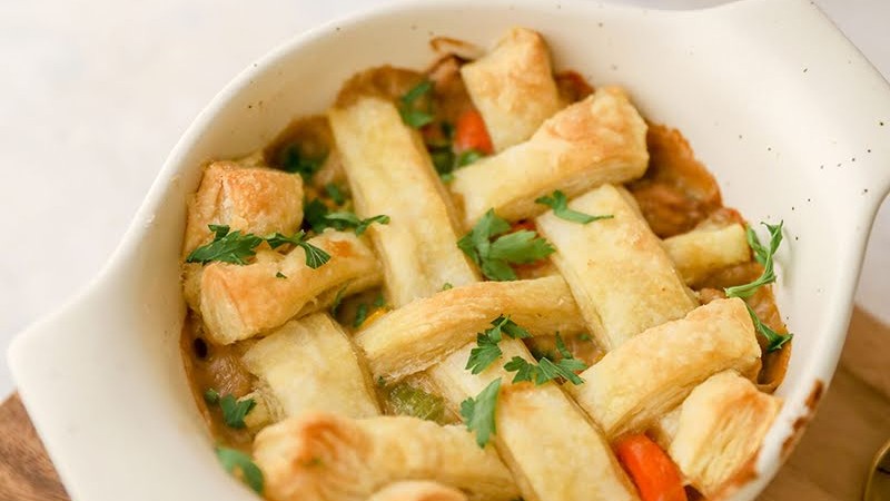 Image of The Only Vegan Loaded Veggie Pot Pie You Need This Winter