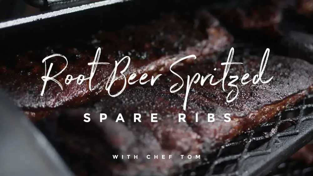 Image of Root Beer Spritzed Spare Ribs