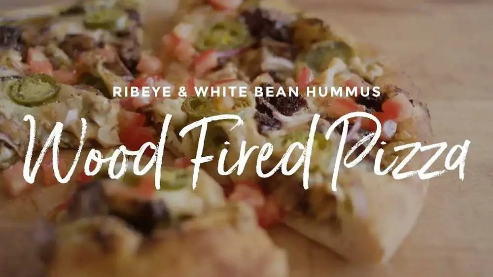 Image of Ribeye & White Bean Hummus Pizza