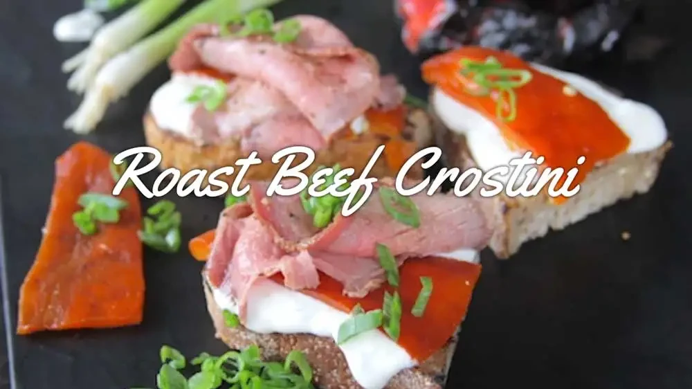 Image of Roast Beef Crostini