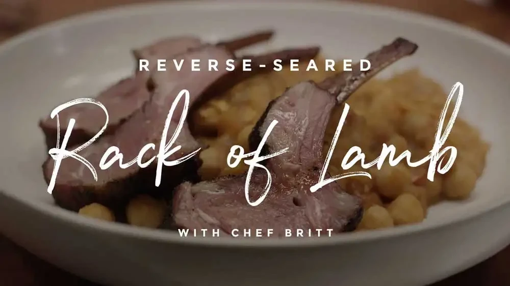 Image of Reverse-Seared Rack of Lamb