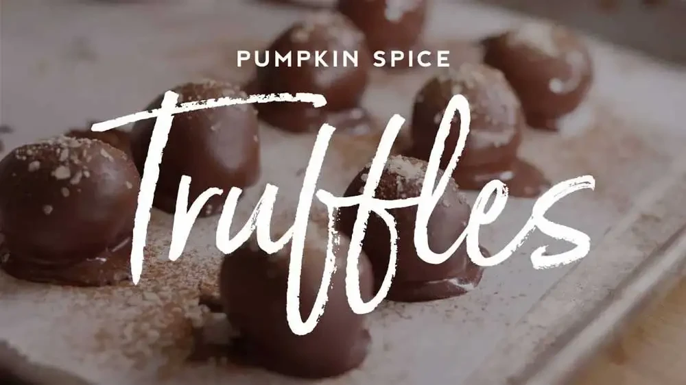 Image of Pumpkin Spice Truffles