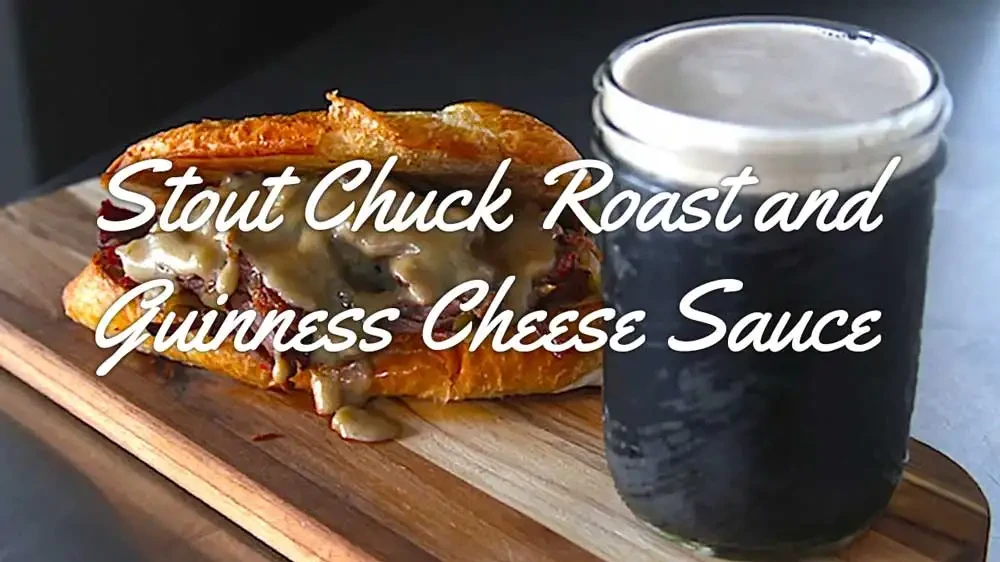 Image of Pulled Pepper Stout Chuck Roast and Guinness Cheese Sauce