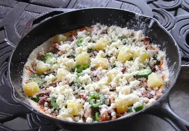 Image of Combine all ingredients in a skillet. Reduce by half over...