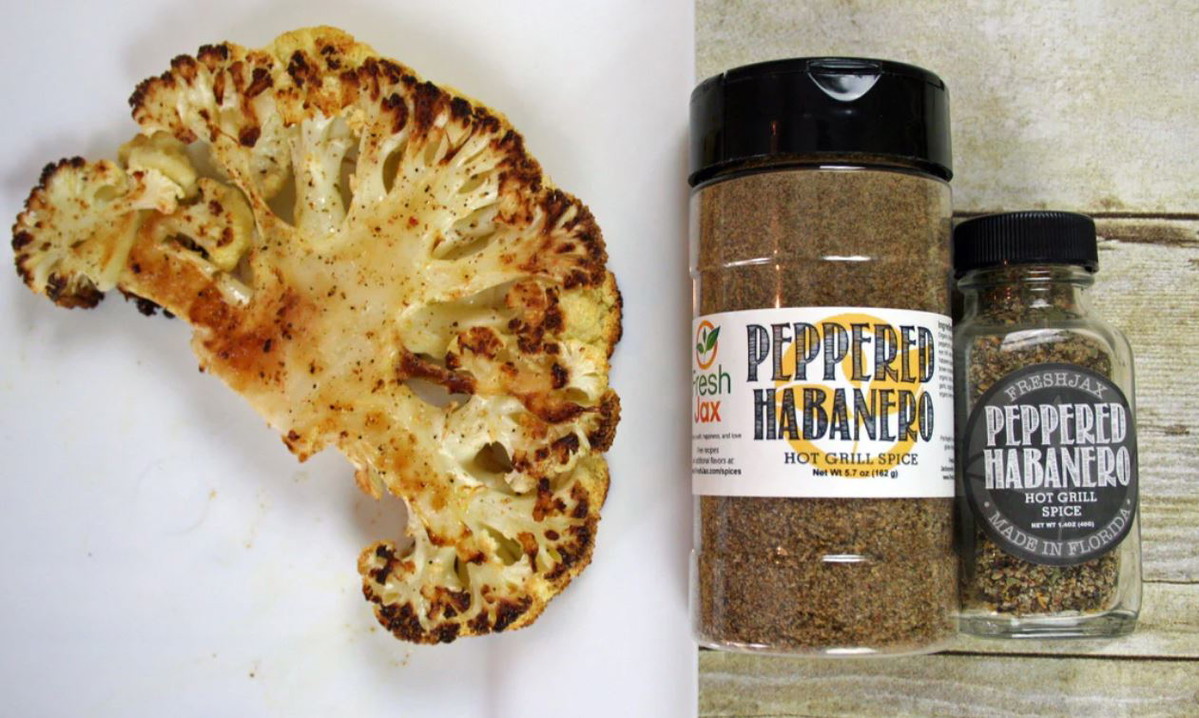 Spicy Cauliflower Steaks