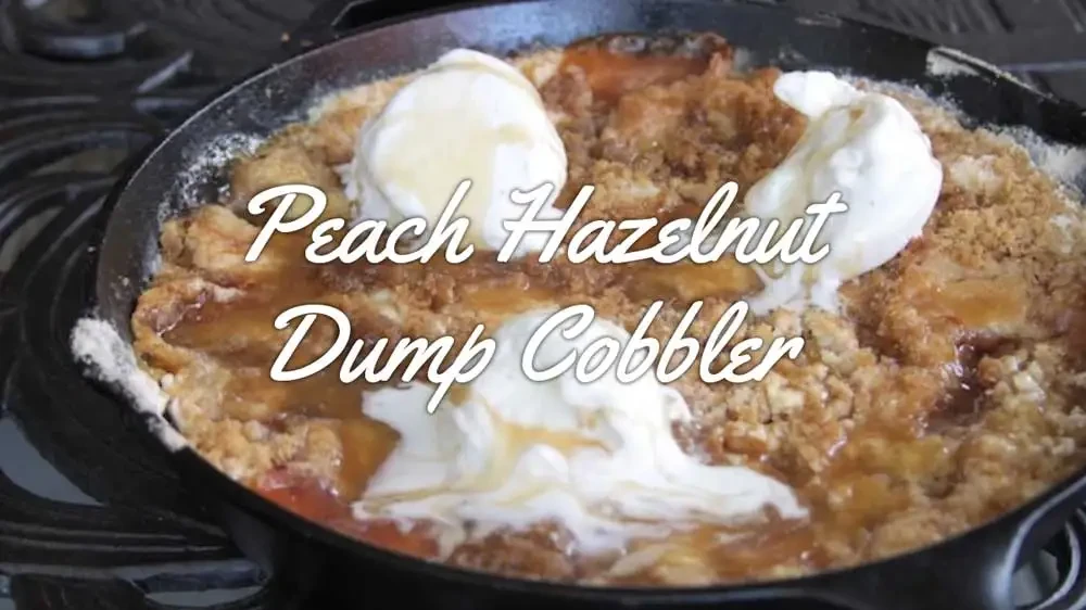 Image of Peach Hazelnut Dump Cobbler