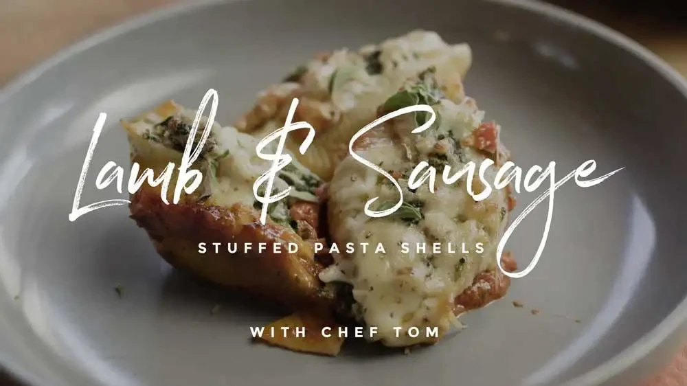 Image of Lamb & Sausage Stuffed Pasta Shells