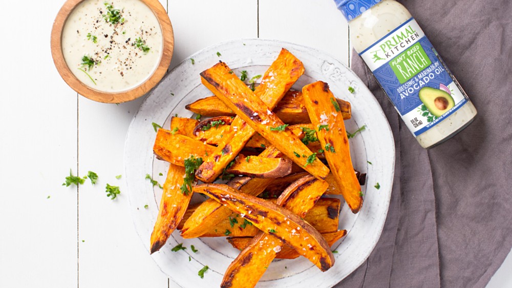 Image of Vegan Sweet Potato Fries with Ranch