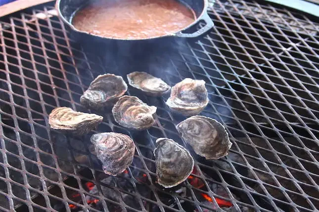 Image of Once the oysters have all opened detach the oyster and...