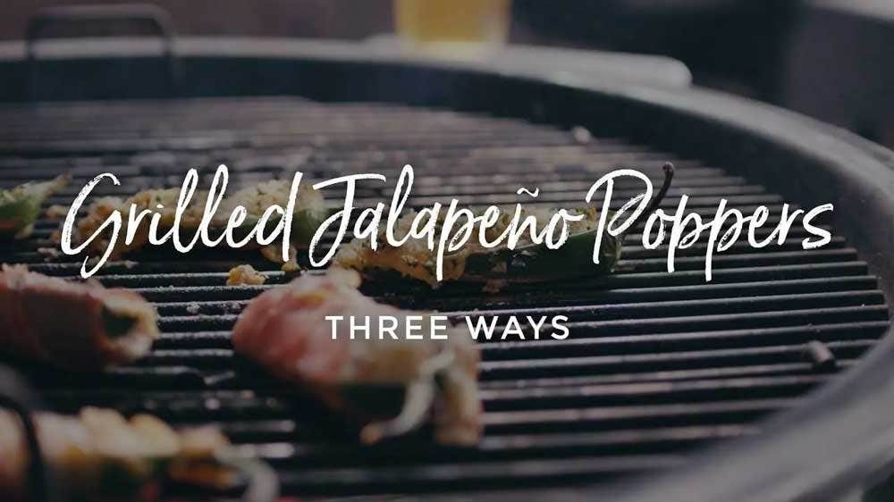 Image of Grilled Jalapeño Poppers Three Ways