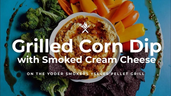 Image of Grilled Corn Dip with Smoked Cream Cheese