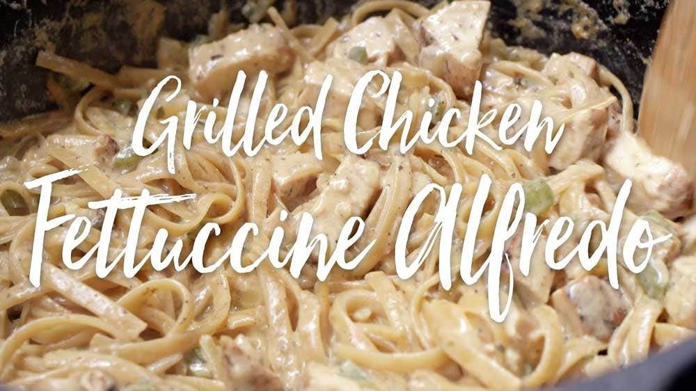 Image of Grilled Cajun Chicken Fettuccine Alfredo