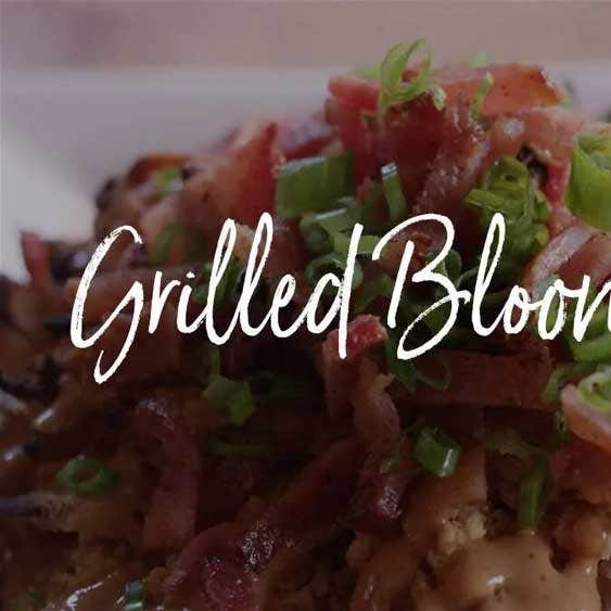 Grilled Blooming Onion - Girls Can Grill