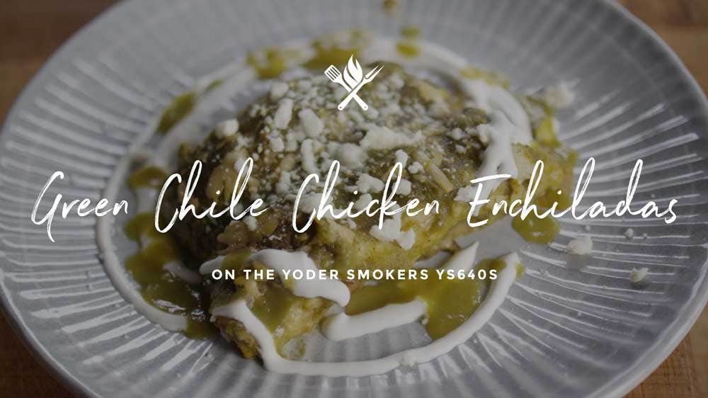 Image of Green Chile Chicken Enchiladas