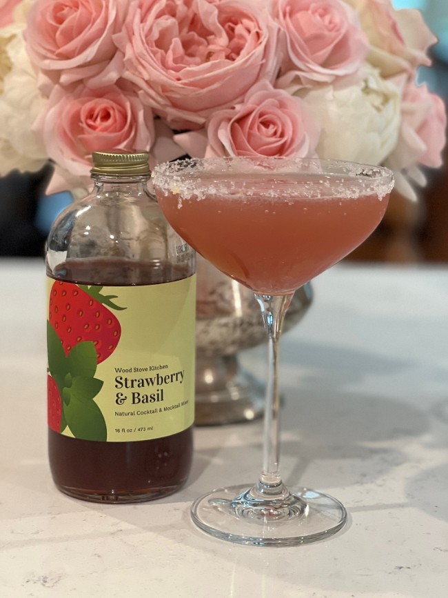 Image of  Strawberry & Basil Cosmo