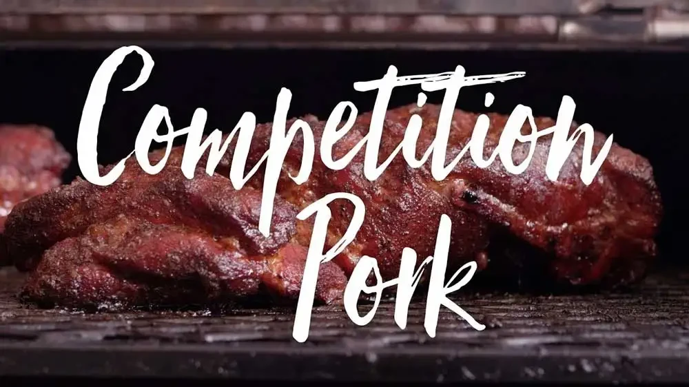 Competition shop pork butt