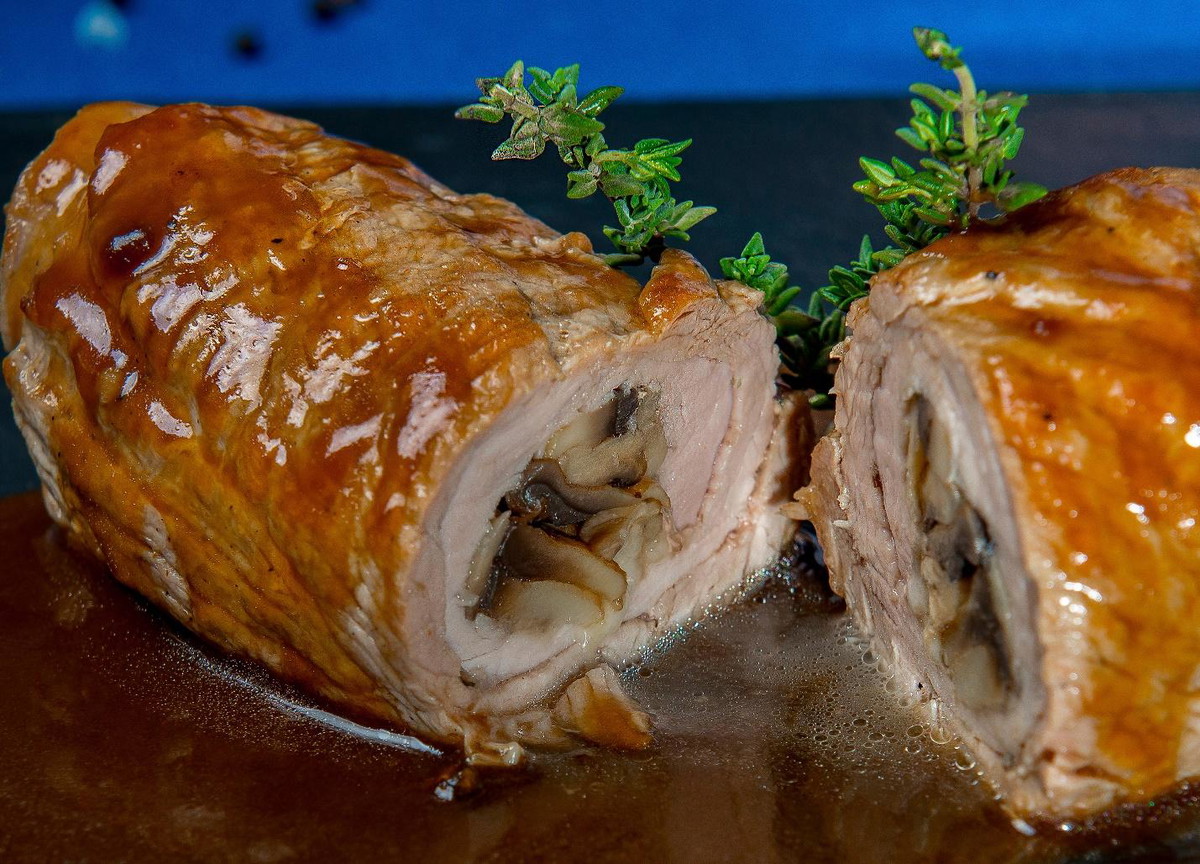 Mushroom-Stuffed Pork Tenderloins