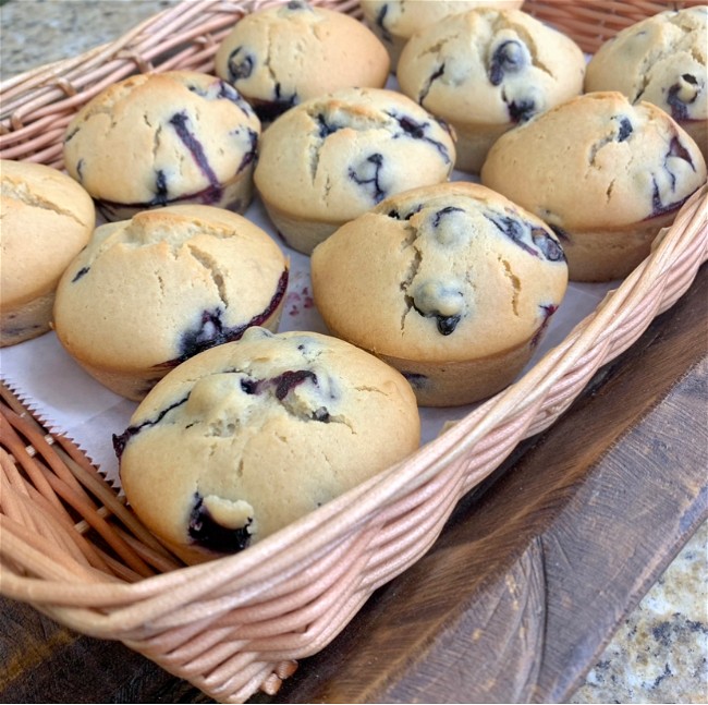 Image of Honey Blueberry Muffins 