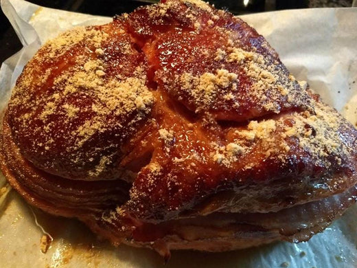Maple Mustard Orange Glazed Ham
