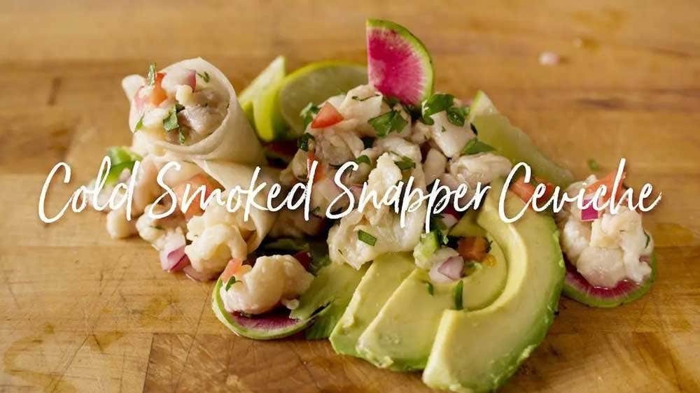 Image of Cold Smoked Snapper Ceviche