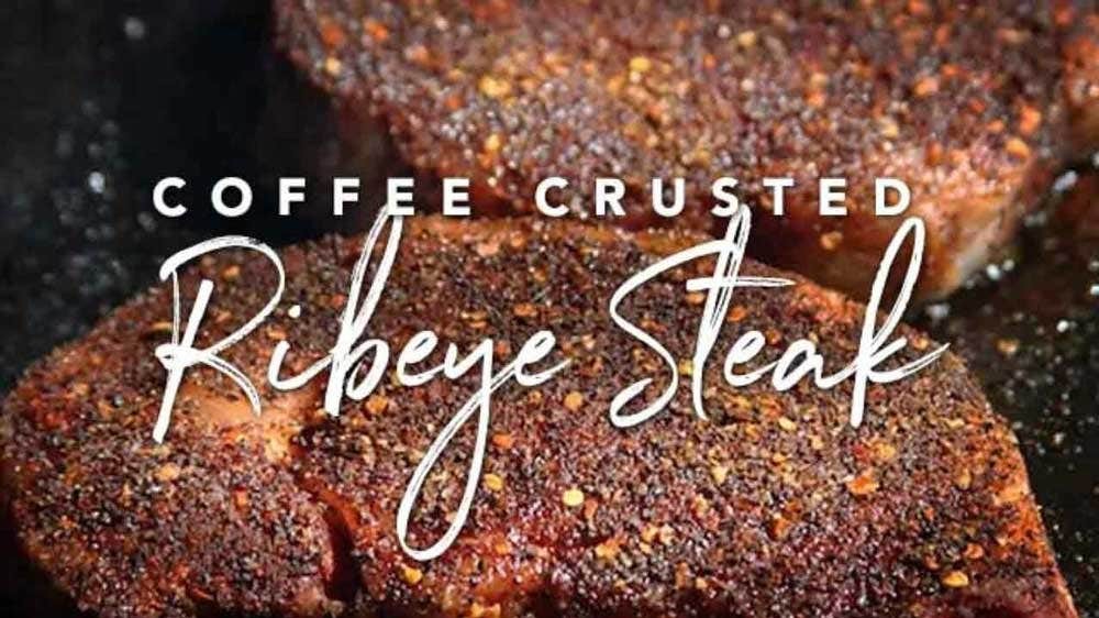 Image of Coffee Crusted Ribeye Steak