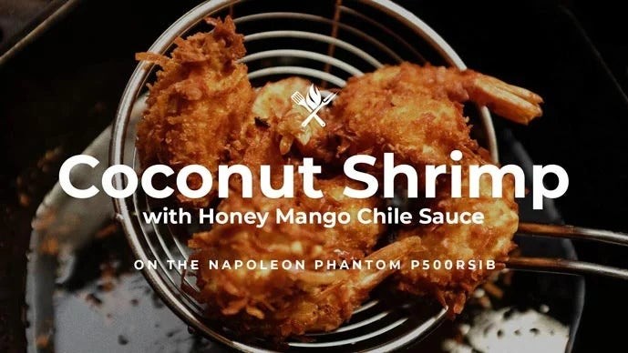 Image of Coconut Shrimp with Honey Mango Chile Sauce