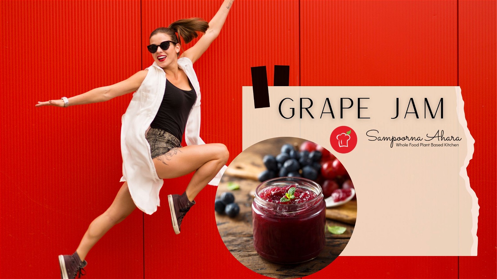 Image of Grape Jam Healthy, Organic, Sugar Free, Plant Based
