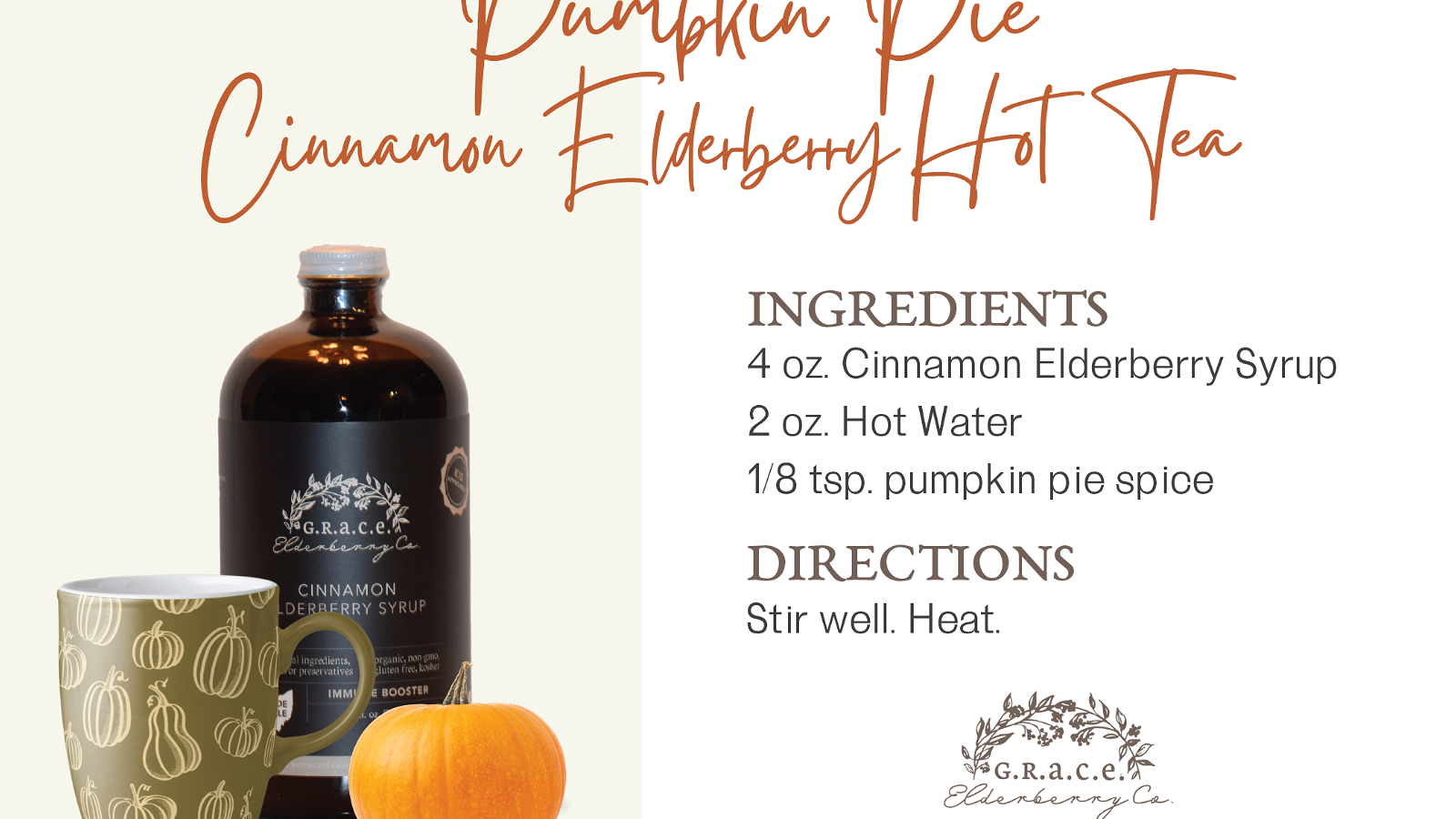 Image of Pumpkin Pie Elderberry Hot Tea