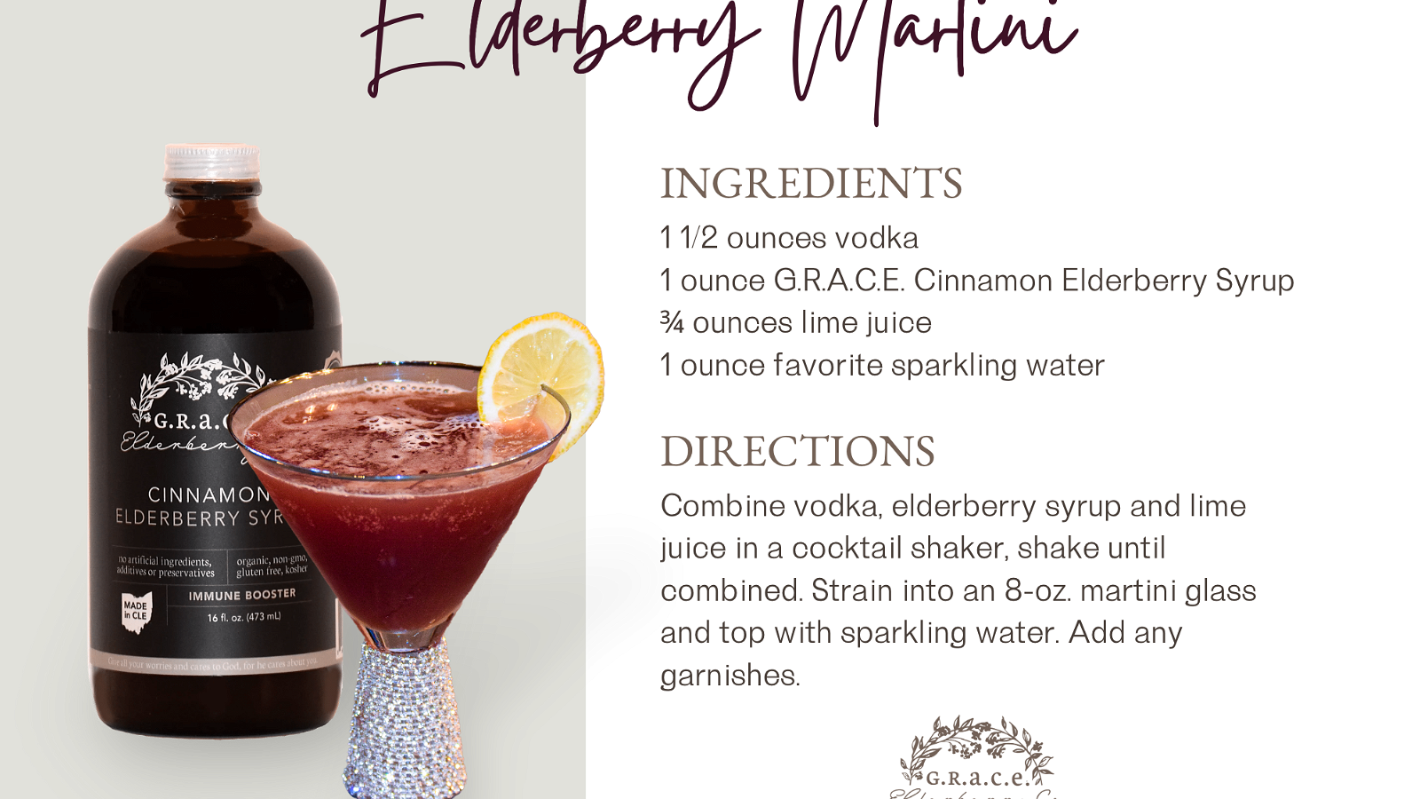Image of Elderberry Martini