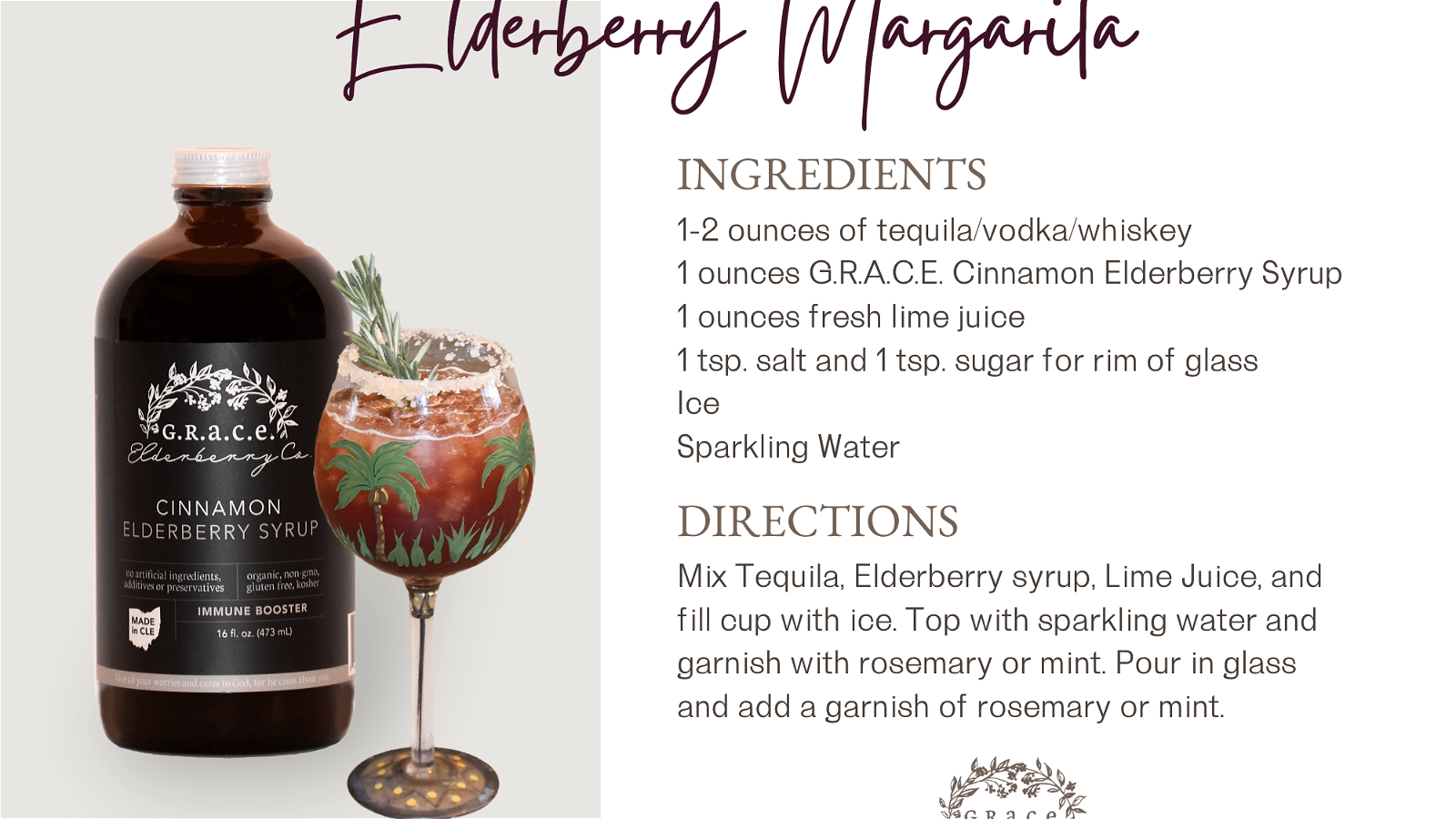 Image of Elderberry Margarita