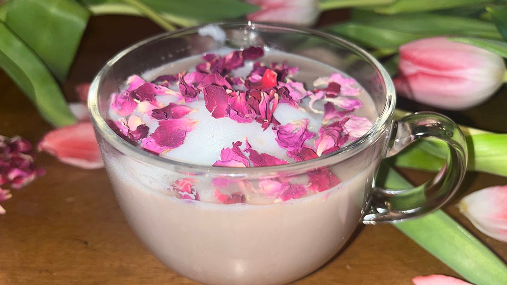 Image of Elderberry Rose Latte