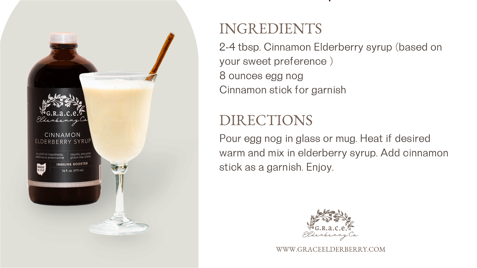 Image of Elderberry Egg Nog