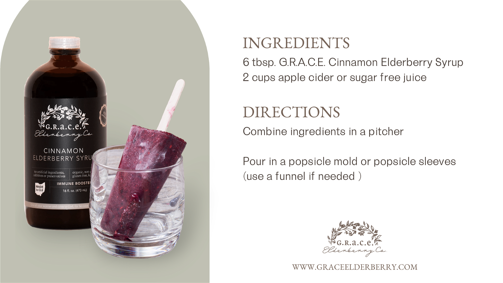 Image of Elderberry Popsicles