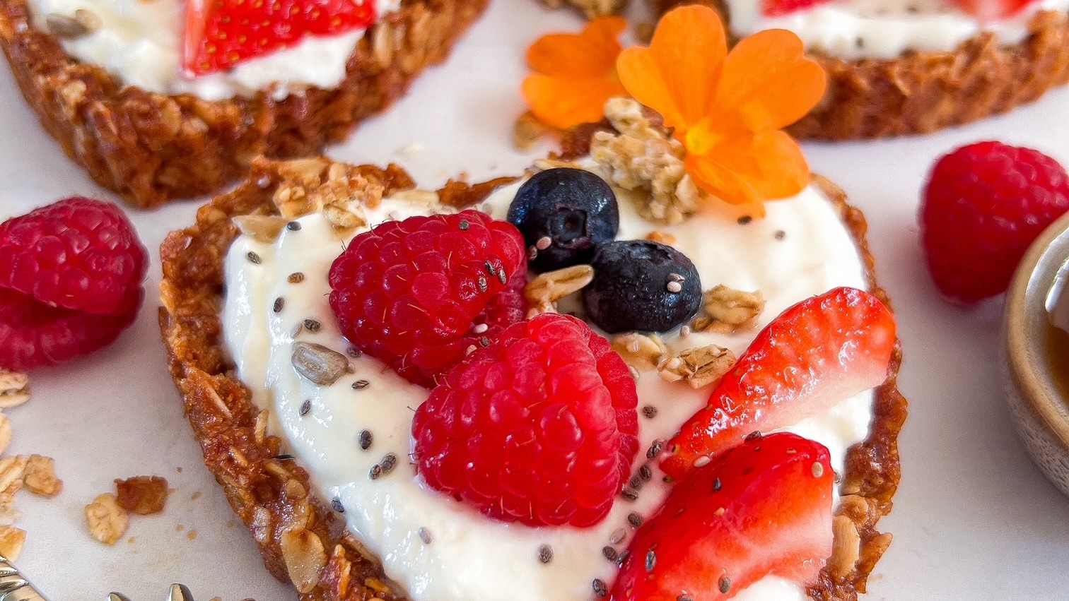 Image of Valentine's Day Breakfast Granola Cups